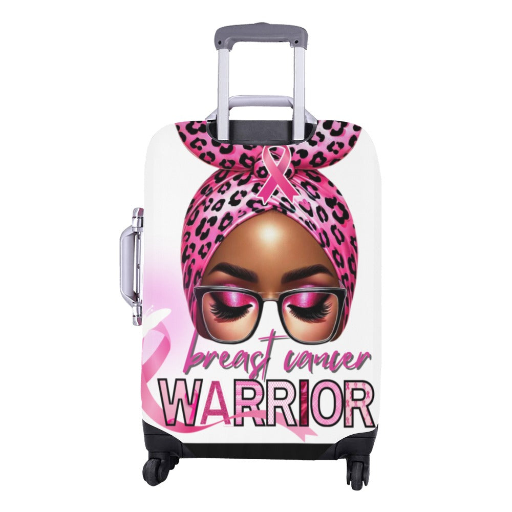 Breast Cancer Warrior Suitcase Cover Medium 22"-25"